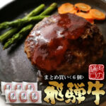 【 ～5/16 1:59まで1個増量 】【よ〜いドン！で紹介されました】 飛騨牛 ハンバーグ 120g×6個 送料無料 ギフト箱入 ハンバーグ 肉 ギフト 黒毛和牛 ハンバーグ 牛 肉 お肉 セット 詰め合わせ お取り寄せグルメ お礼 お祝い 内祝 誕生日 プレゼント AG 父の日 母の日 2025